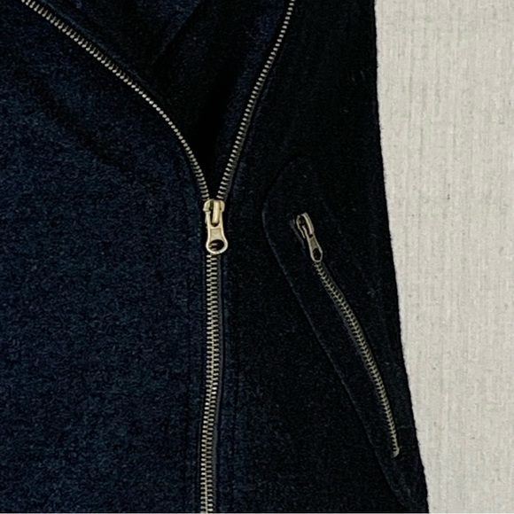 Thread & Supply~Womens Southwestern Print Faux Fur Collared Wool Blend Vest~Sz M - Picture 5 of 16